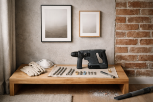 Betonvæg eller mursten? Min sikre metode til at hænge billeder op, uden løse plugs og skæve nerver