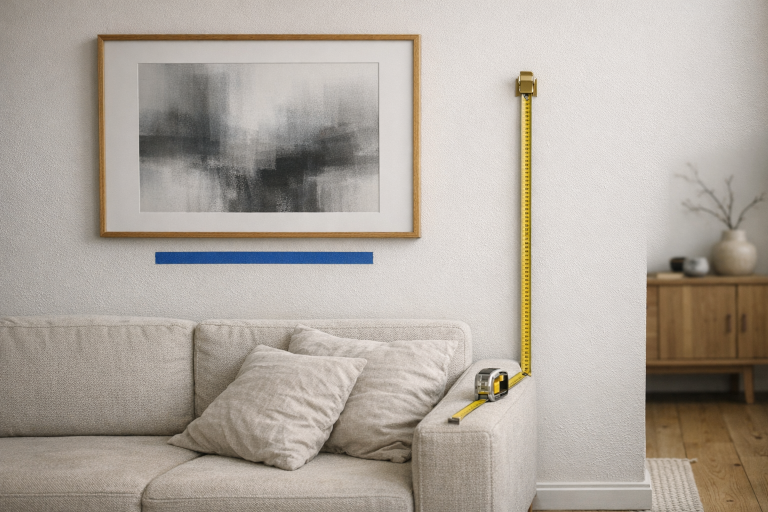 Den rigtige billedhøjde (uden gætteri): mine cm-mål til 8 klassiske vægge