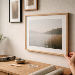 Ujævn væg, rolig billedvæg: mine tricks til rammer, der ikke vipper