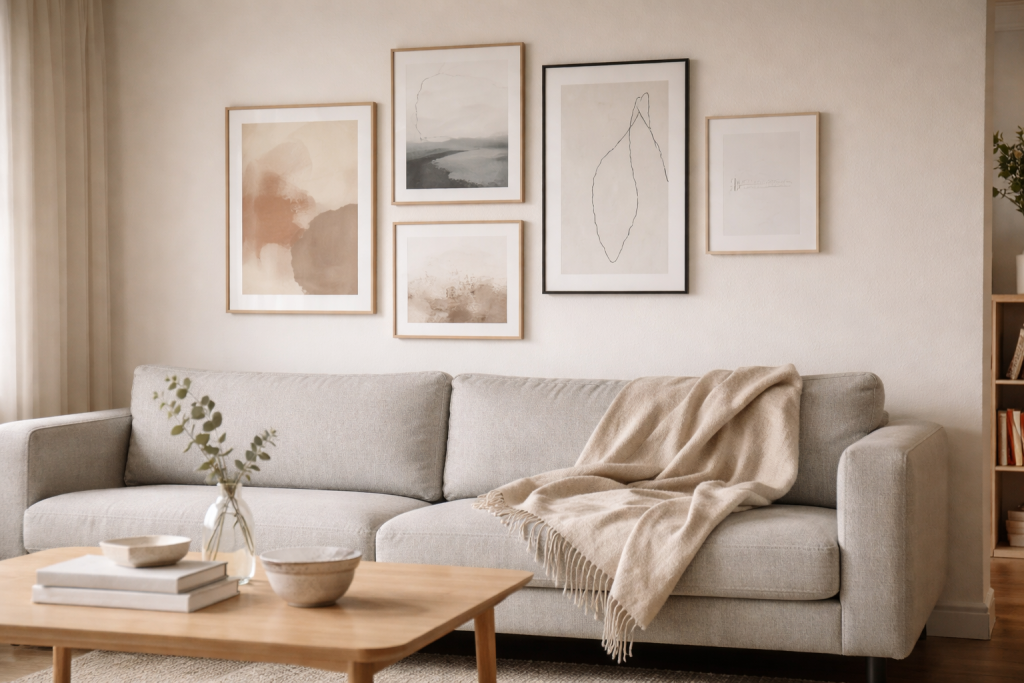 Sådan vælger du den rigtige plakat til dit hjem: motiv, farver, størrelse og ramme i én enkel model