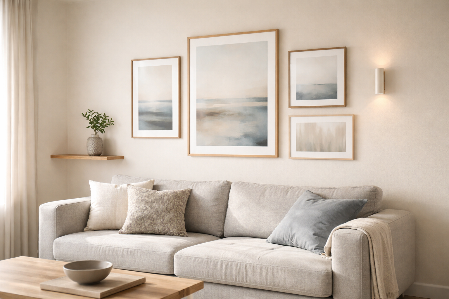 Small living: sådan bruger du vægge og billedvægge til at få små rum til at virke større